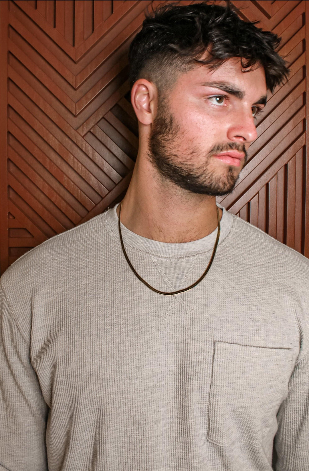 "SALVATORE" 4MM HERRINGBONE CHAIN