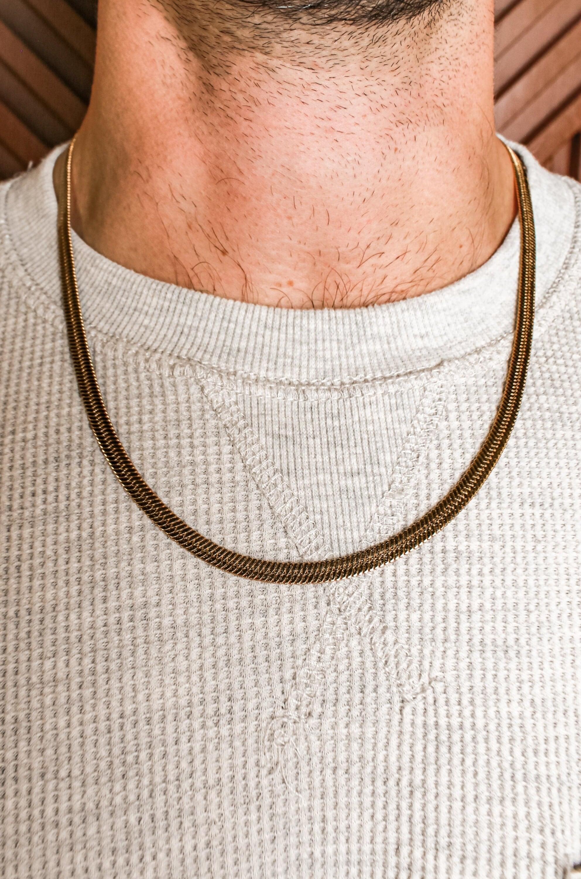 SALVATORE 5MM HERRINGBONE CHAIN ICEOUTFITTERS